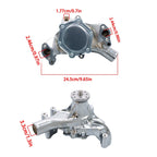 Chrome Big Block Long Water Pump for Chevy 396 402 427 454 (1969–1987)
