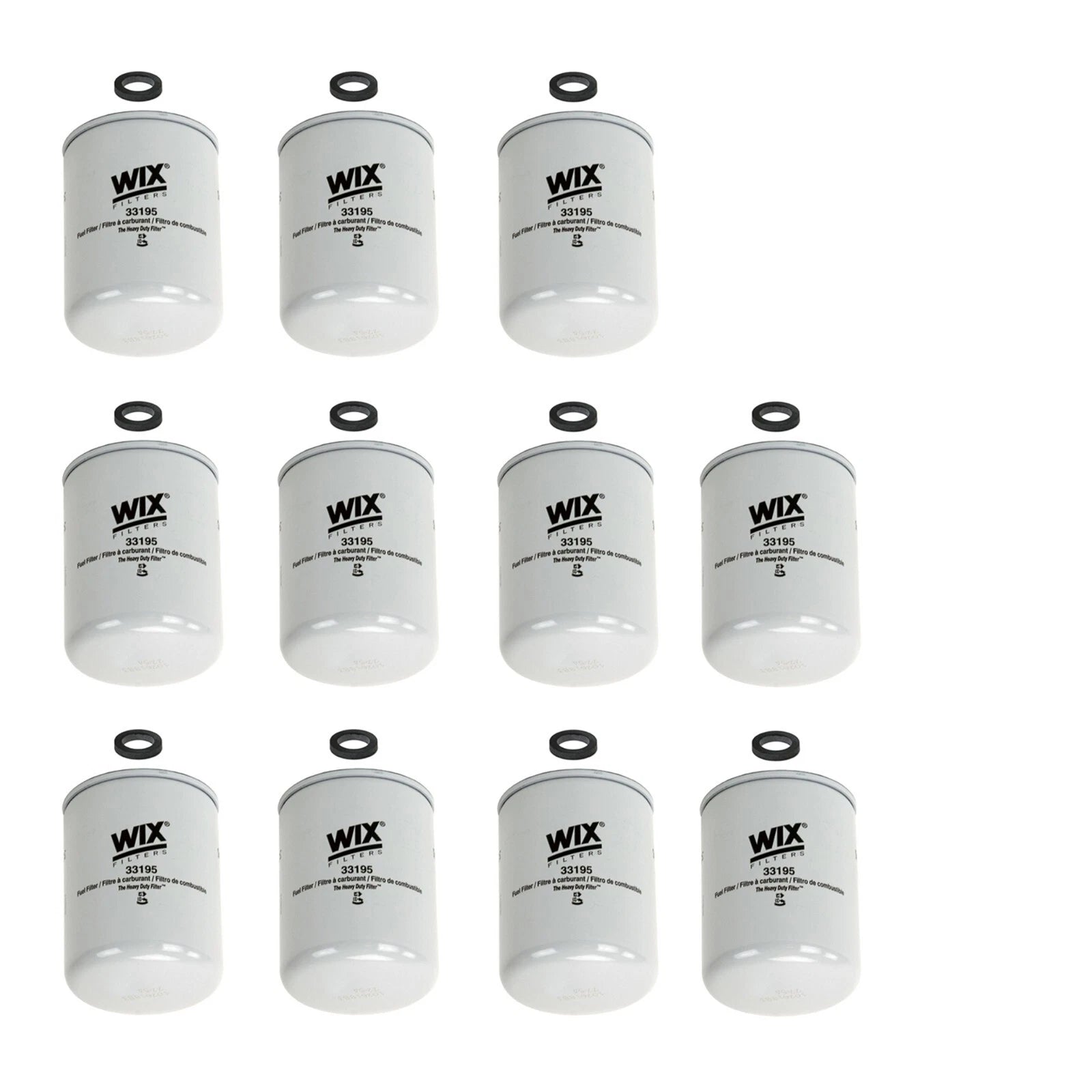 Set of 11 Fuel Filters for Wix (Spin-On)