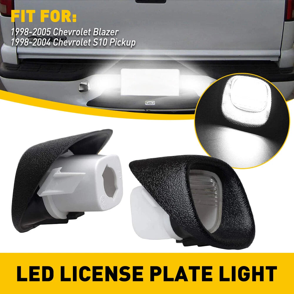 SMD LED License Plate Light for Chevy S10 GMC Sonoma Blazer Jimmy (1994–2004)