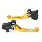 Golden Pivot Brake Clutch Levers for YAMAHA YZ 250F 426F 450F (09-20)