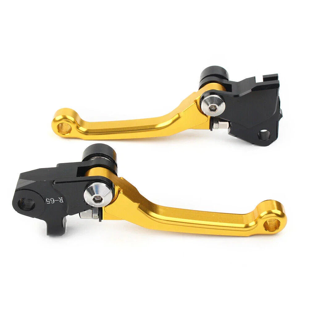 Golden Pivot Brake Clutch Levers for YAMAHA YZ 250F 426F 450F (09-20)