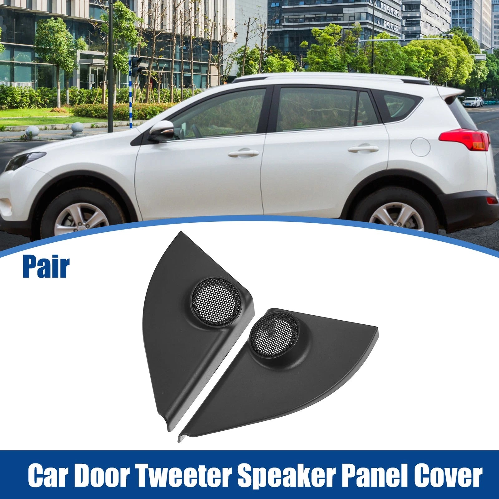 1 Pair Tweeter Speaker Panel Cover Trim for Toyota RAV4 (2013–2018)