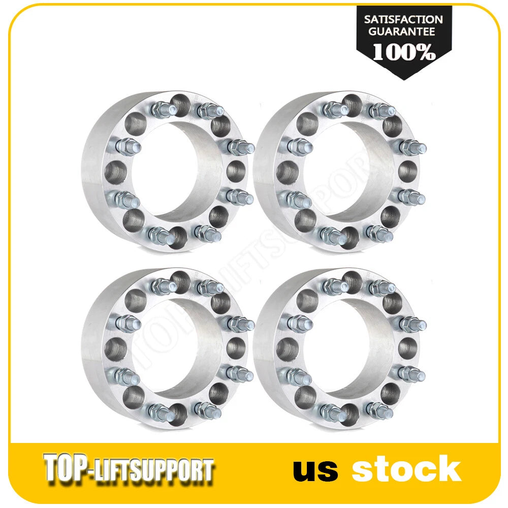 Set of 4 Wheel Spacers for Chevy Silverado GMC Sierra 2500 3500 HD