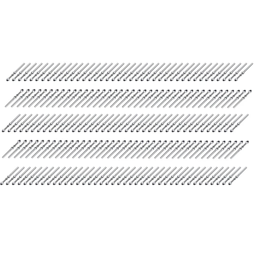 200 Pack Stainless Steel Tensioner End Fittings for Cable 3/16" (1/4" Diameter)