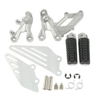 Front Rider Driver Foot Pegs Bracket Set for Kawasaki Ninja ZX14R (2006-2023)
