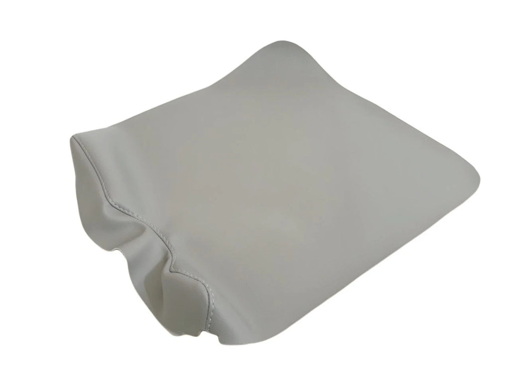 Leather Synthetic Console Armrest Cover for Ford F150 (2015–2019) Gray