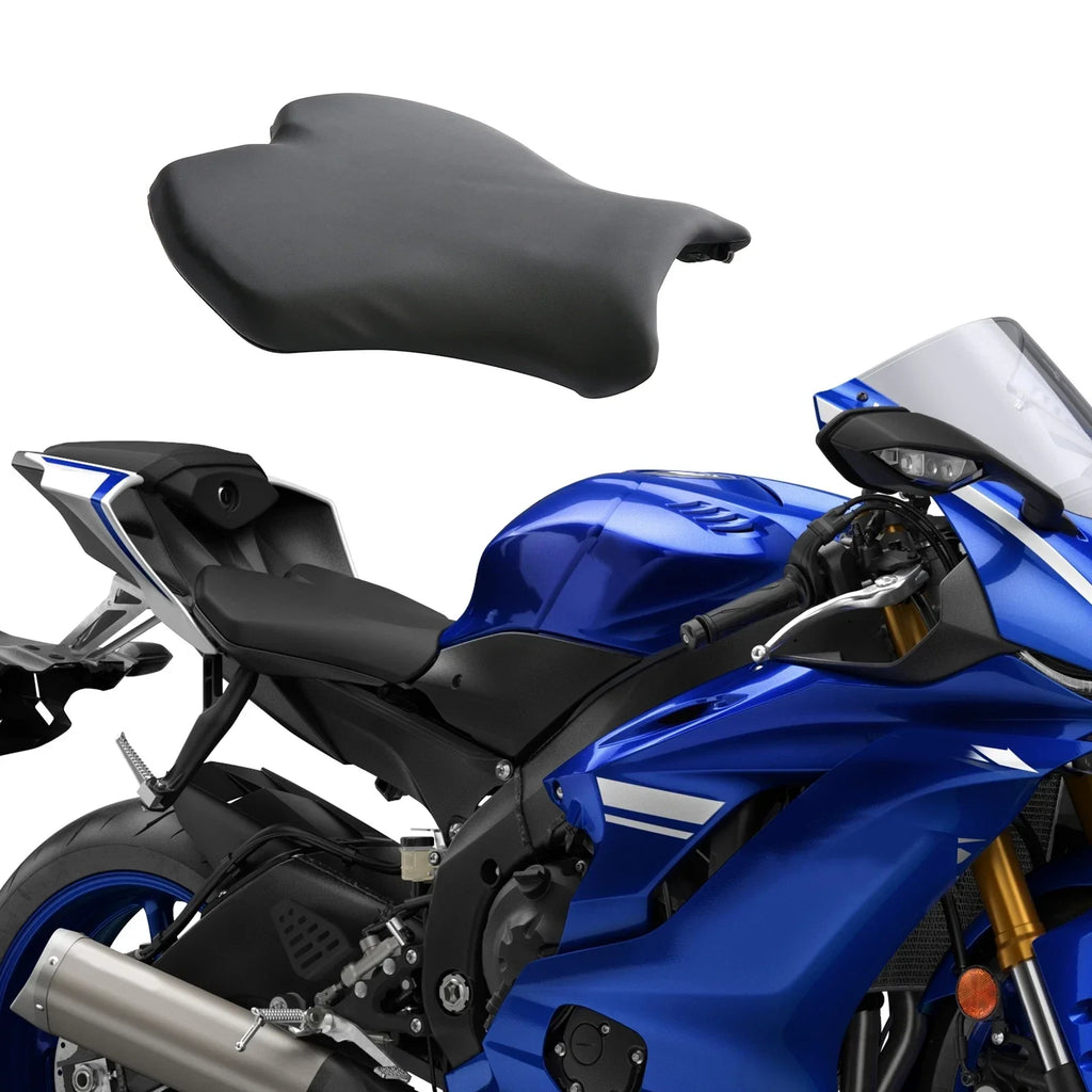 Black Front Rider Driver Seat for Yamaha YZF R6 (2017-2024)