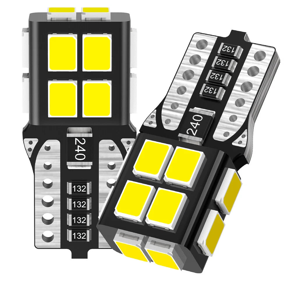 2X White LED Turn Signal Light Bulbs for AUXITO (Error Free)