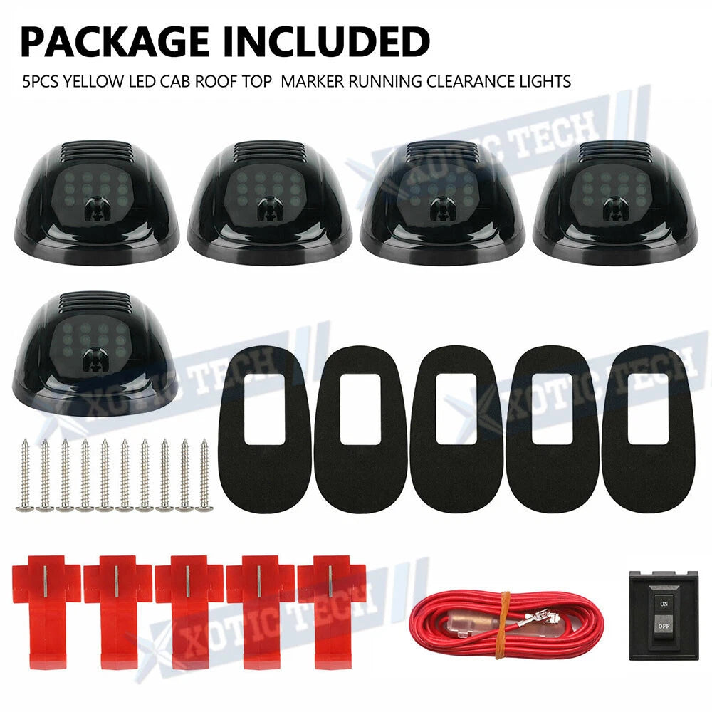 Smoked Lens Rooftop Cab Running Light LED 3000K for Dodge Ram (2013-2018)