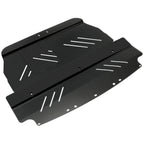 Black Aluminum Engine Splash Shield Skid Plate for Subaru WRX STI (2004–2007)