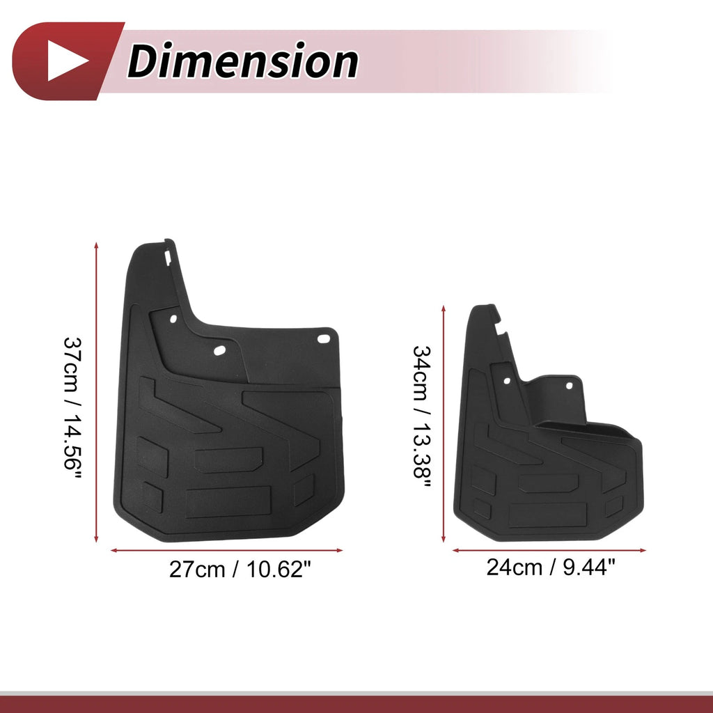Set of 4 Mud Flaps Splash Guards for Chevrolet Colorado (2023–2024)