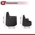 Set of 4 Mud Flaps Splash Guards for Chevrolet Colorado (2023–2024)