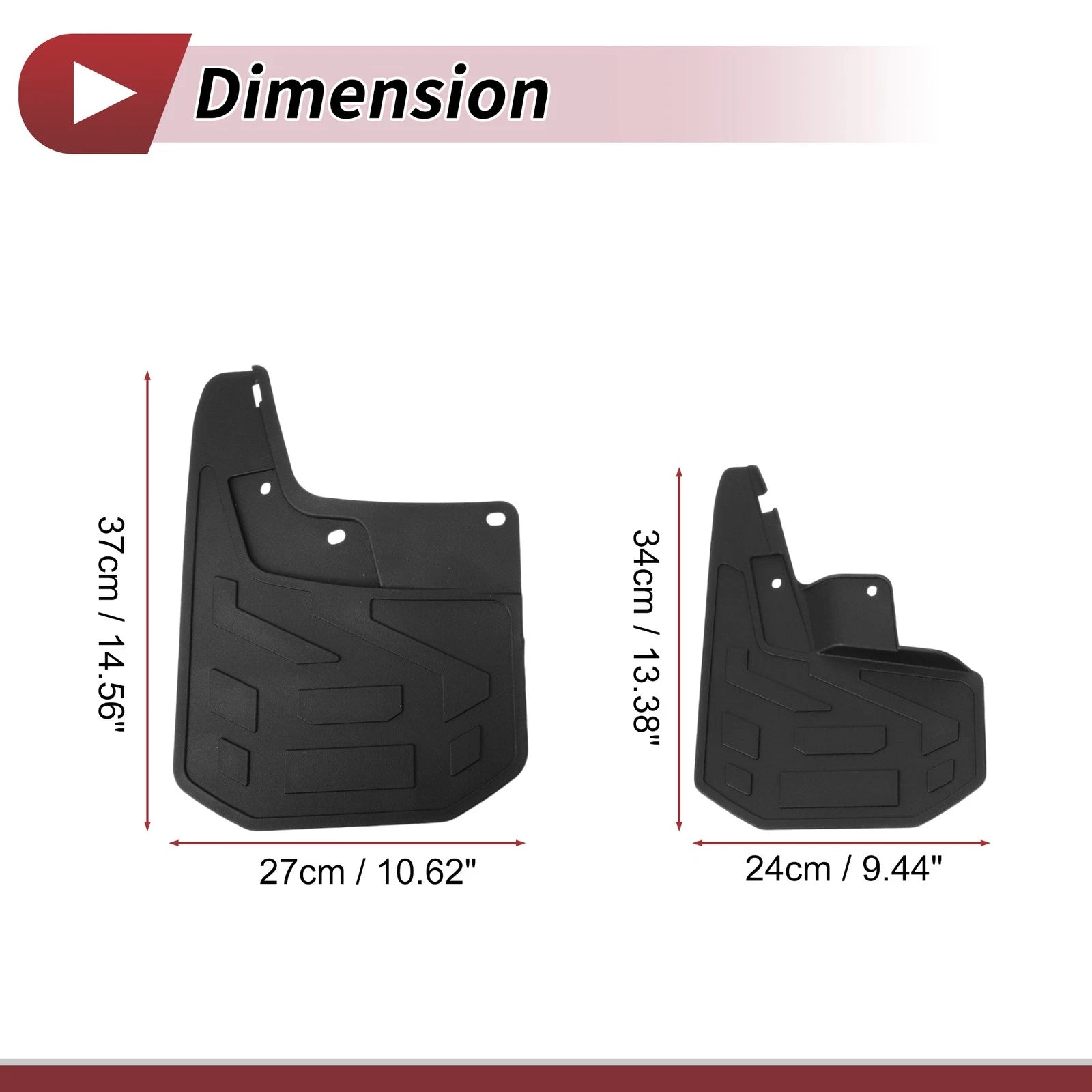 Set of 4 Mud Flaps Splash Guards for Chevrolet Colorado (2023–2024)