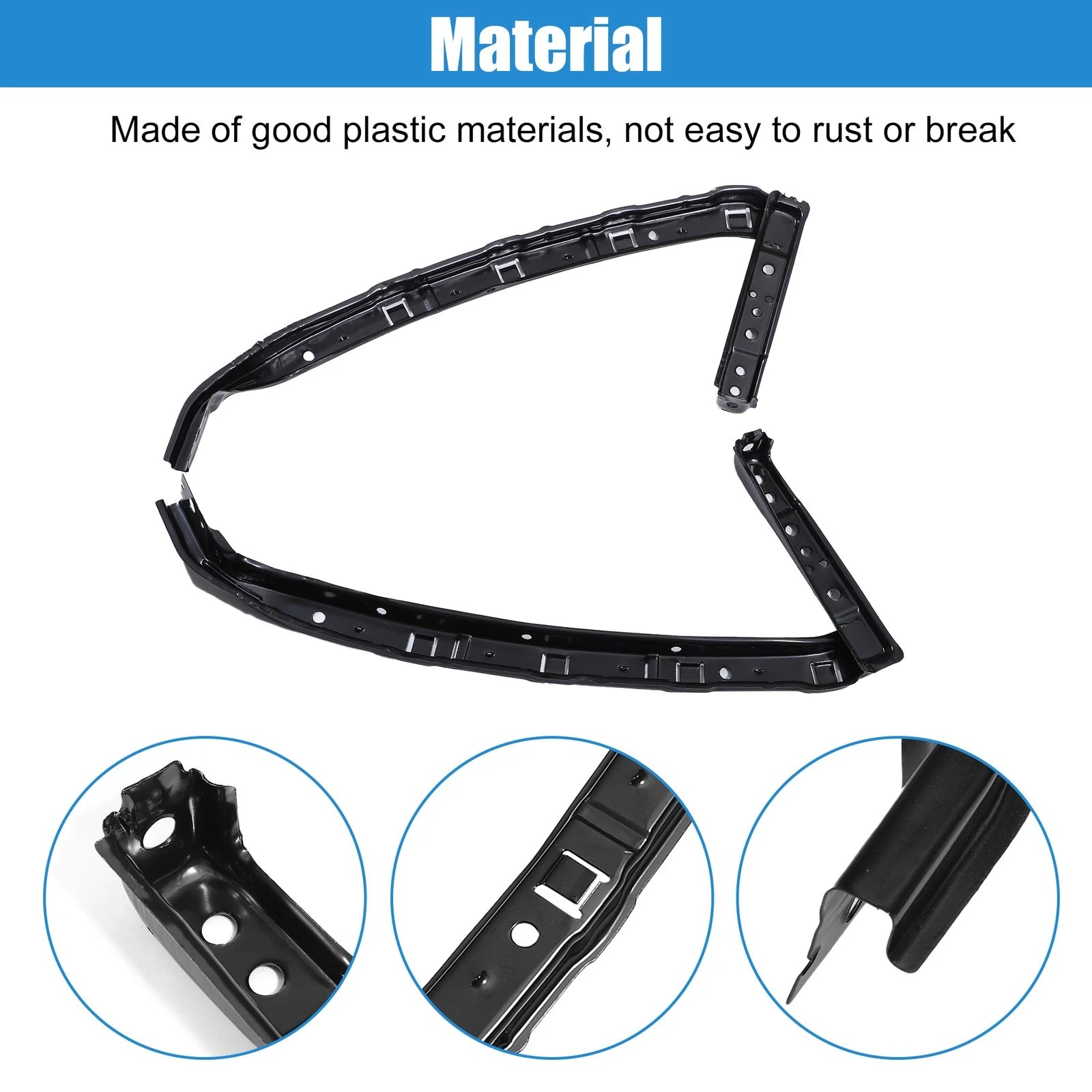 1 Pair Headlight Support Mount Bracket for Honda Civic  718844681506