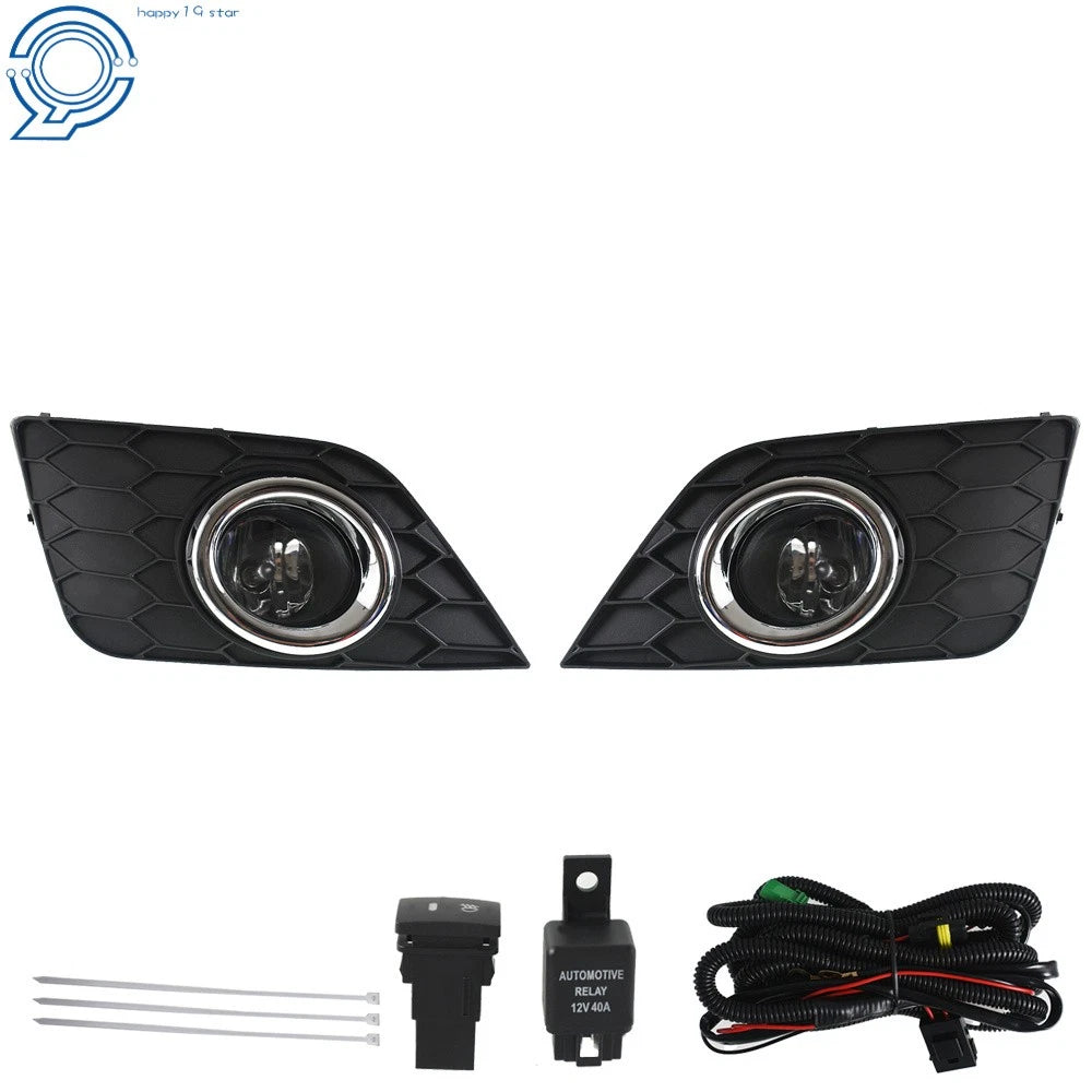 Clear Fog Lights Set for Nissan Sentra (2016–2019)