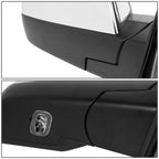 Right Powered Heated Towing Mirror Chrome for Chevy Silverado/GMC Sierra (2014–2018)