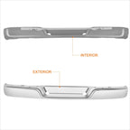 Rear Bumper for Express/Savana 1500-3500 (1996–2023) Chrome w/o Sensor Hole