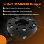 Set of 2 Wheel Spacers for Chevrolet Tahoe GMC Yukon (1995–2025) 6x5.5" 1.25"