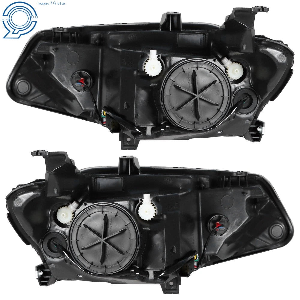 Halogen Headlights for Chevy Malibu (2016–2018) Black Housing Clear Lens