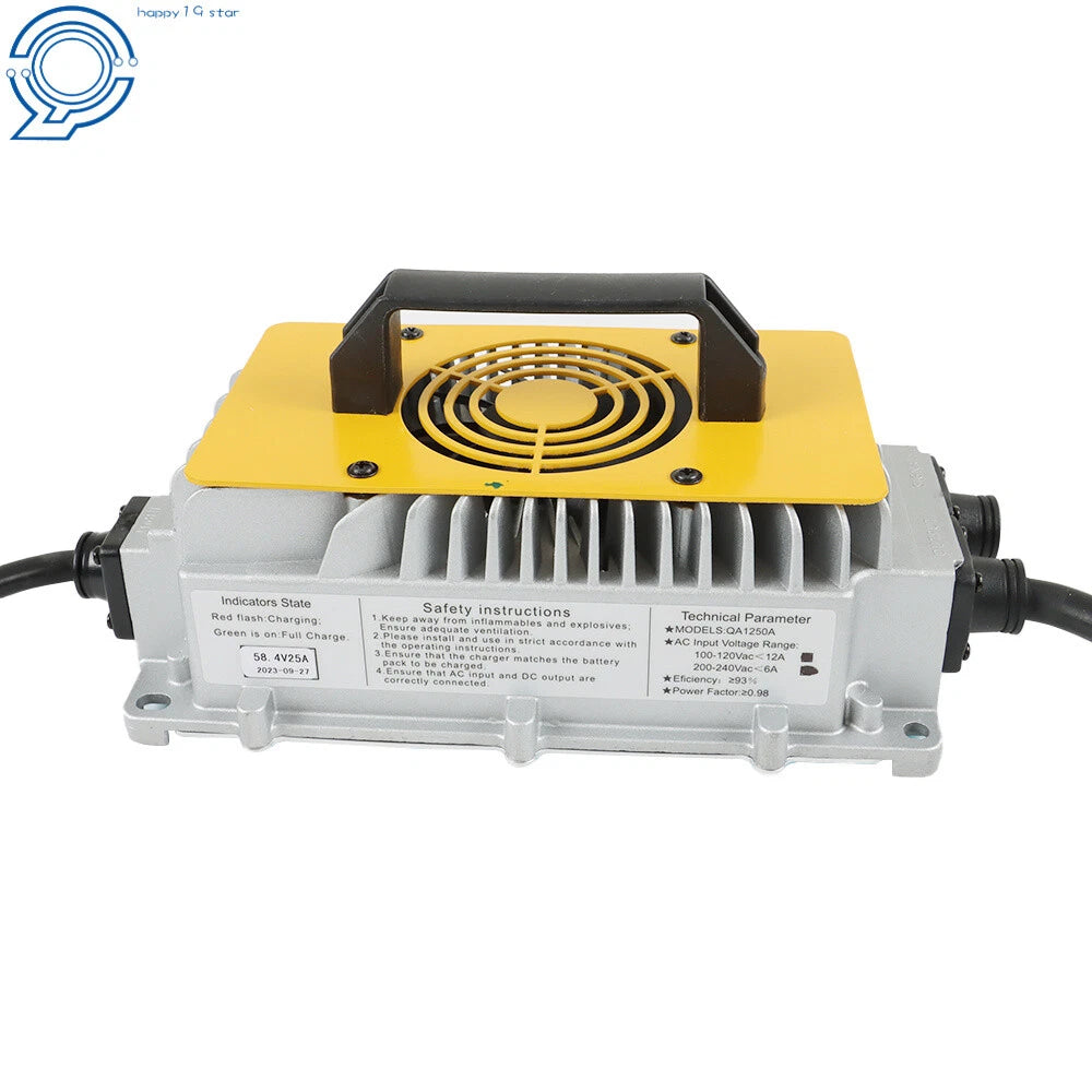 25A Lithium Battery Charger for Golf Cart (58.4V)