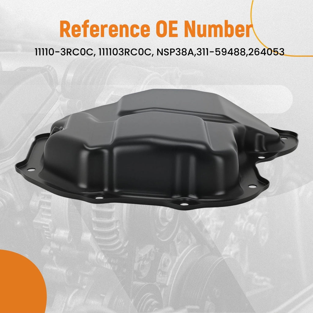 Oil Sump 11110-3RC0C for Nissan Sentra S SL SR SV (2013–2019)