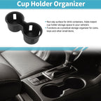 Center Console Cup Holder Organizer for Honda Pilot (2023–2025) - Silicone Black
