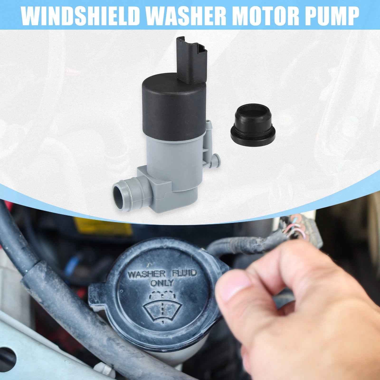 Windshield Washer Motor Pump for Nissan Navara Pickup D22 (2001–2015)