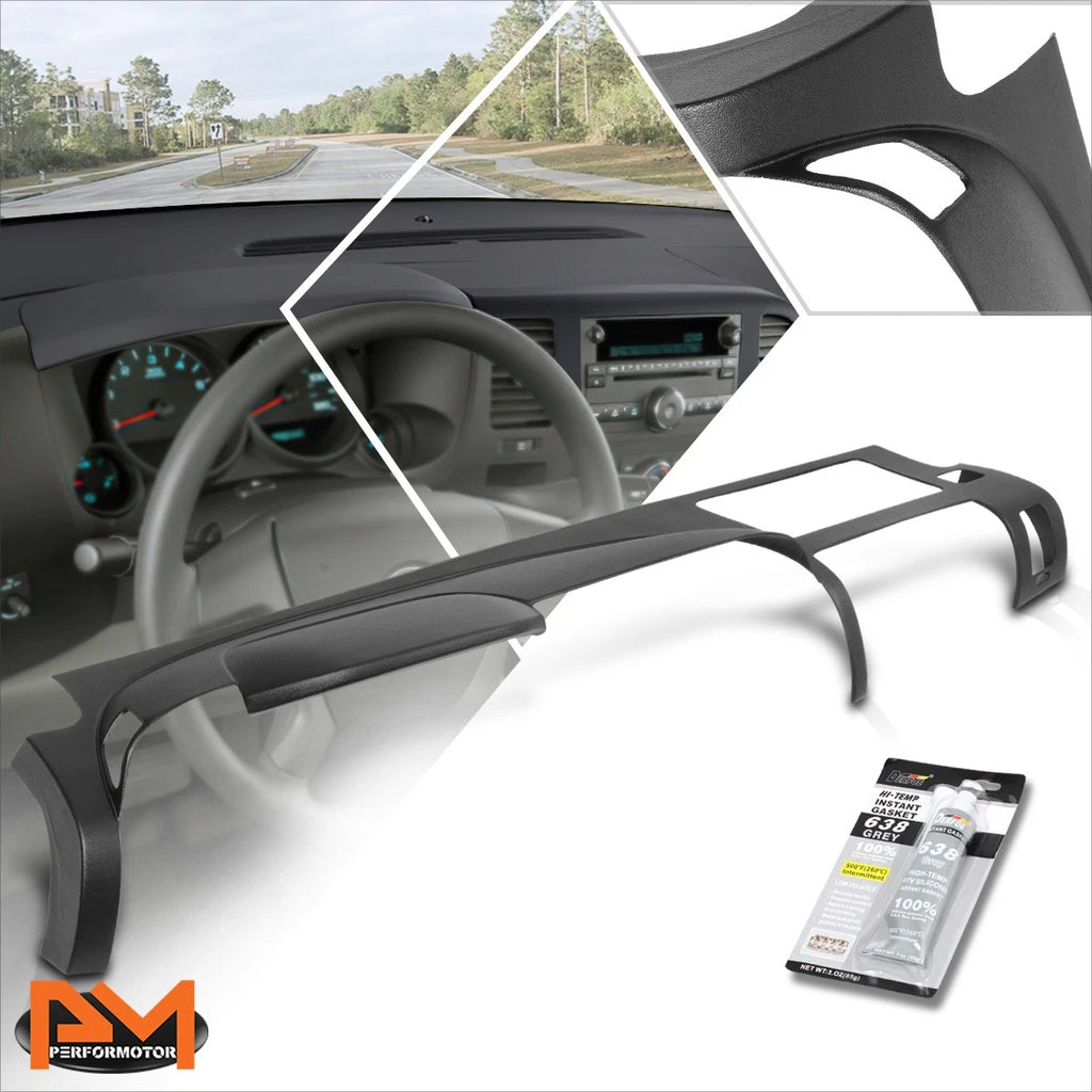 Dashboard Cover Cap Bezel Overlayer for Silverado/Sierra (2007–2013)