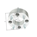 Set of 4 Wheel Spacers 2" 74mm Hub Bore M10x1.25 for Suzuki