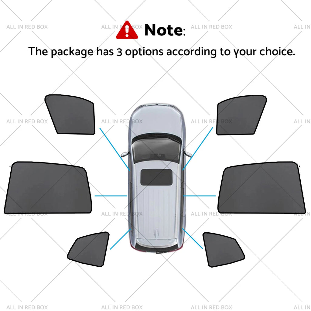 Magnetic Mesh Sun Shades for BMW X3 F97 (2017–Present)