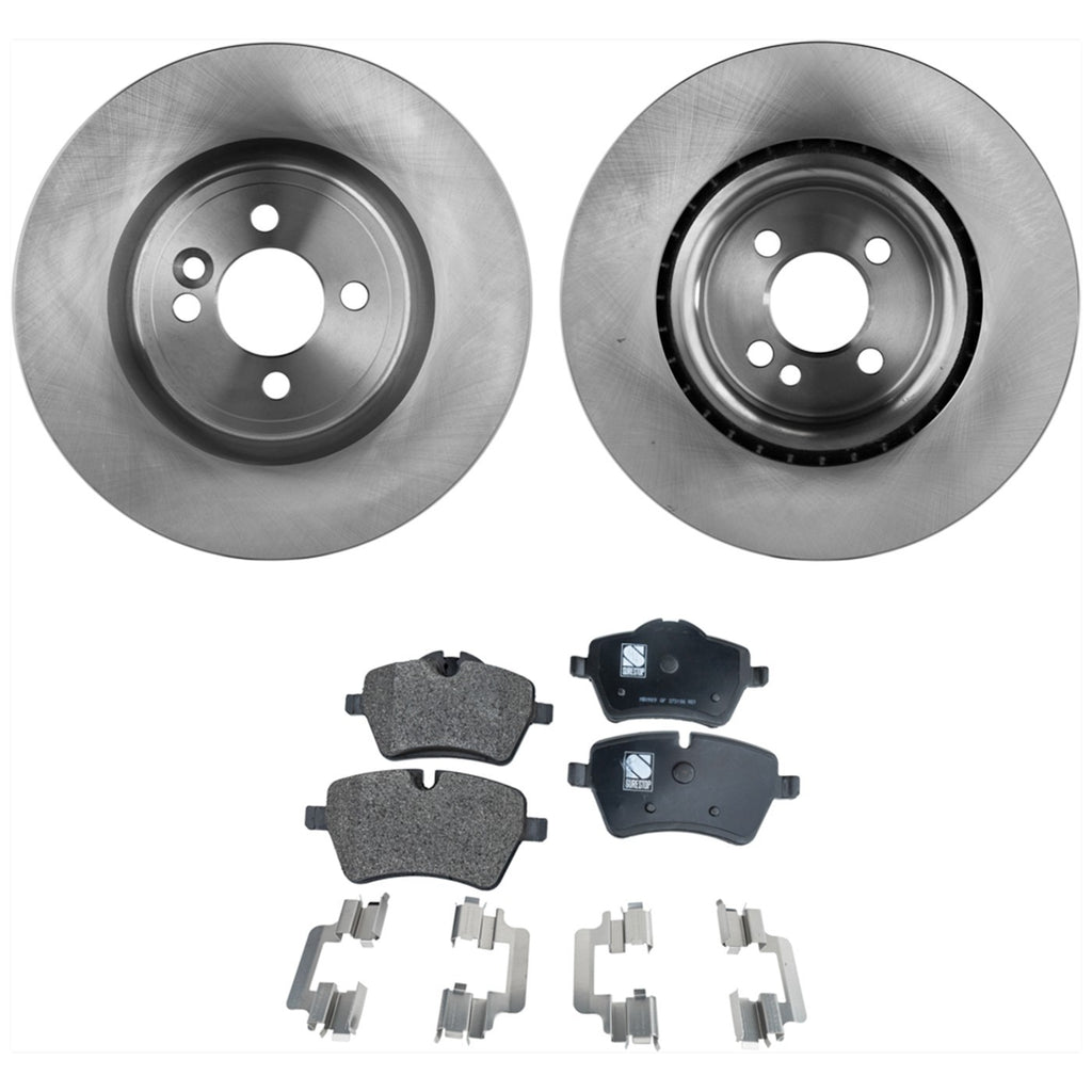 Front Brake Disc Rotors and Pads Kit for Mini Cooper (2008–2015)