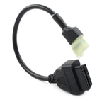 4 Pin to 16 Pin OBD2 Cable Connectors for Honda CBR600/1000RR (2003-2023)