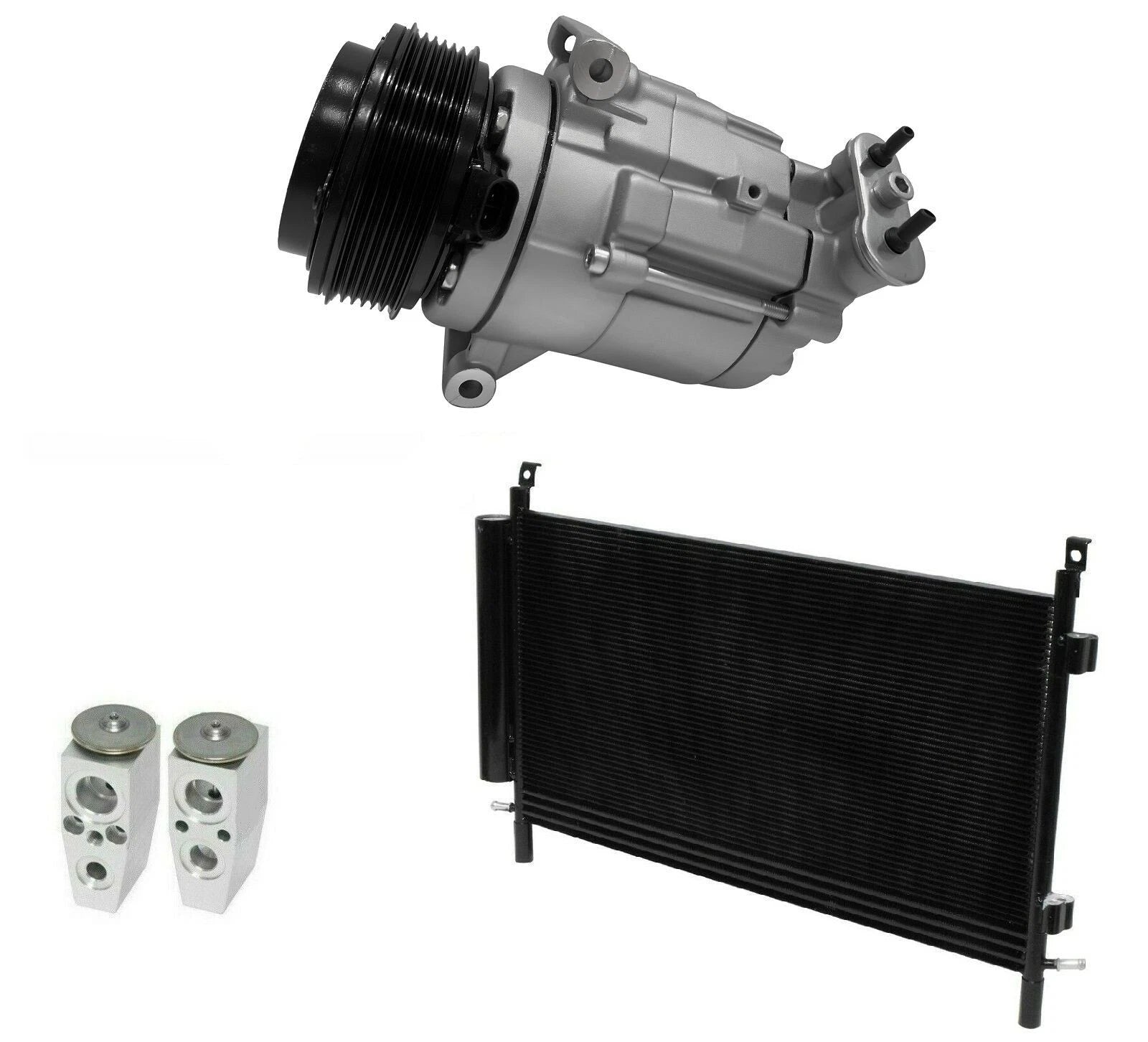 A C Compressor Kit With Condenser for Chevy Camaro 3.6L (2010–2010)