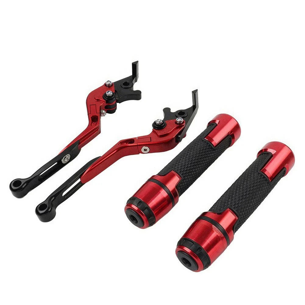 Folding Extendable Brake Clutch Lever Grip Set for Yamaha FJR XJR 1300 (2001-2006)