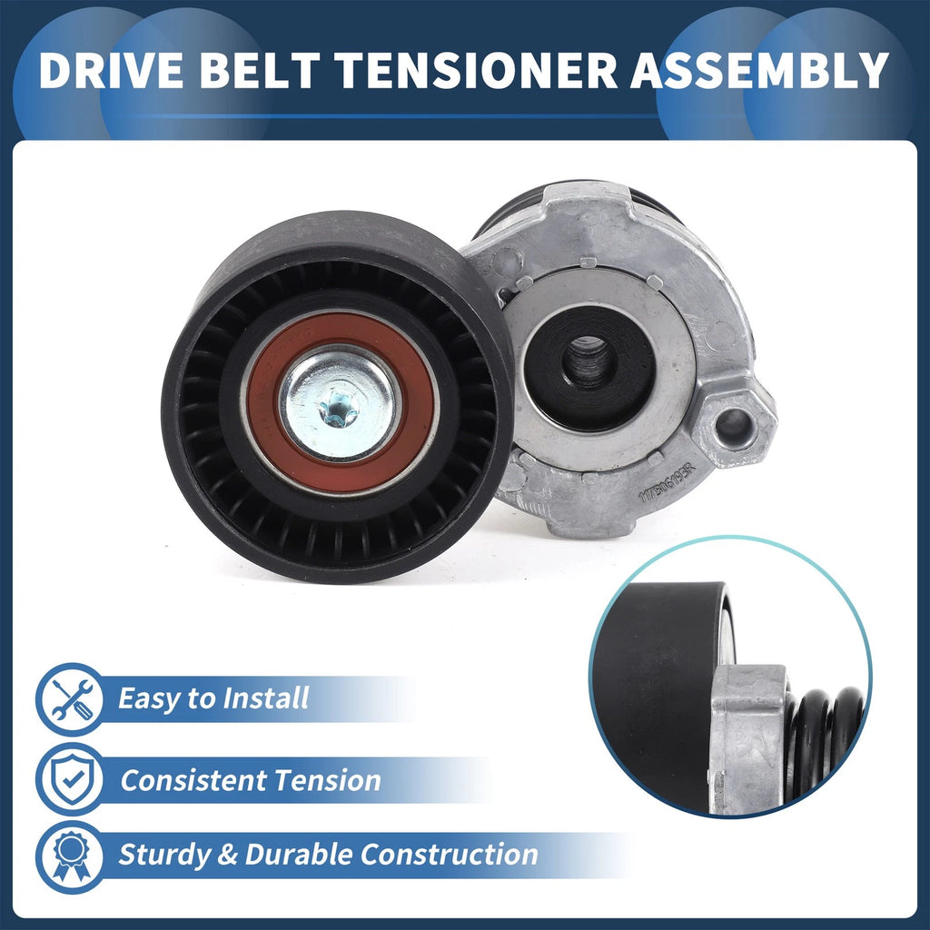 Belt Tensioner for Nissan Qashqai (2013–2020) No. 117506193R Metal