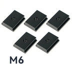 5pcs T Track Slider with M6 Threaded Aluminum Alloy for Woodworking Tool