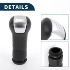 5 Speed Manual Gear Shifter Knob for Nissan X-Trail (2008–2013) Black Plastic