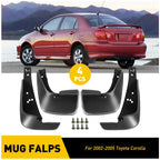Mud Flaps for Toyota Corolla (2002–2005) - Set of 4 Splash Guards