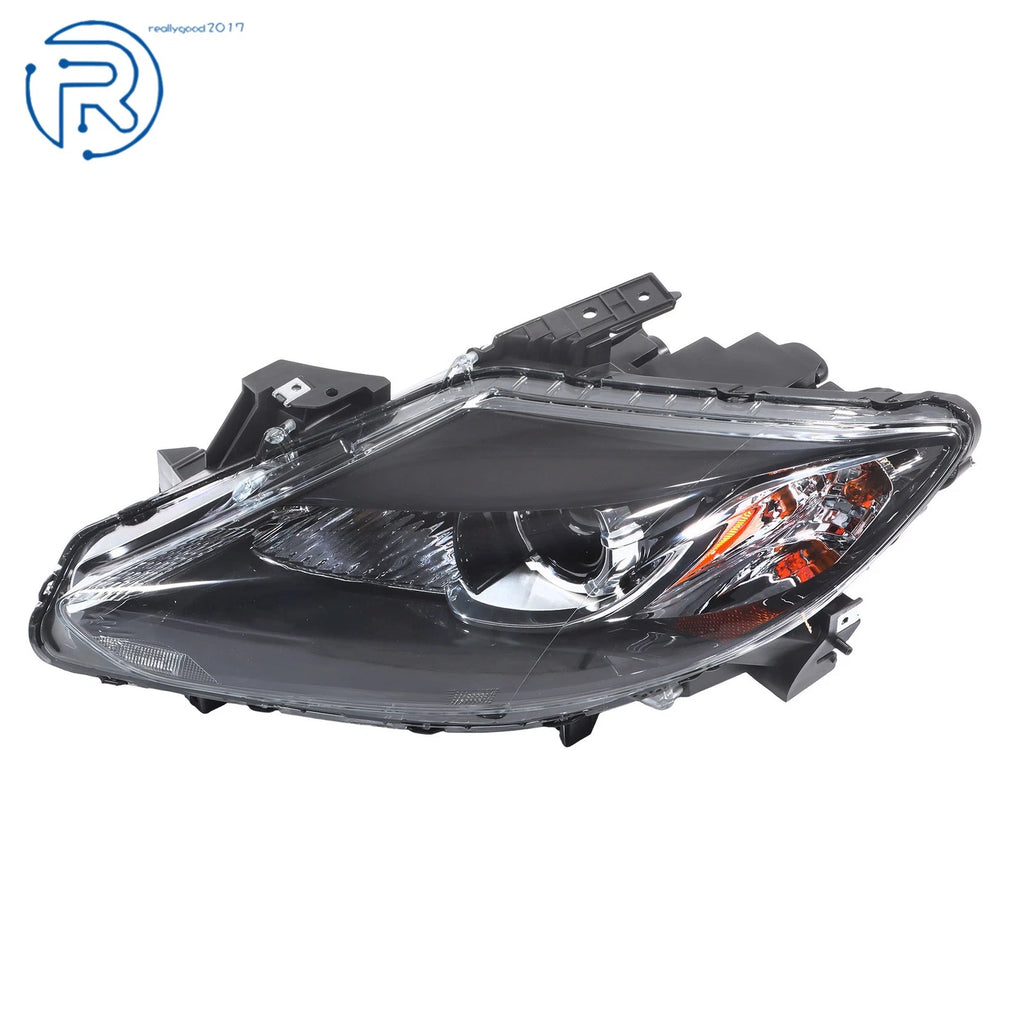 Clear Lens Halogen Headlight for Mazda CX-9 (2013–2015) Black Housing Driver Side