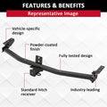 2'' Trailer Tow Hitch Receiver for Honda Pilot (2003–2008) & Acura MDX (2001–2006)
