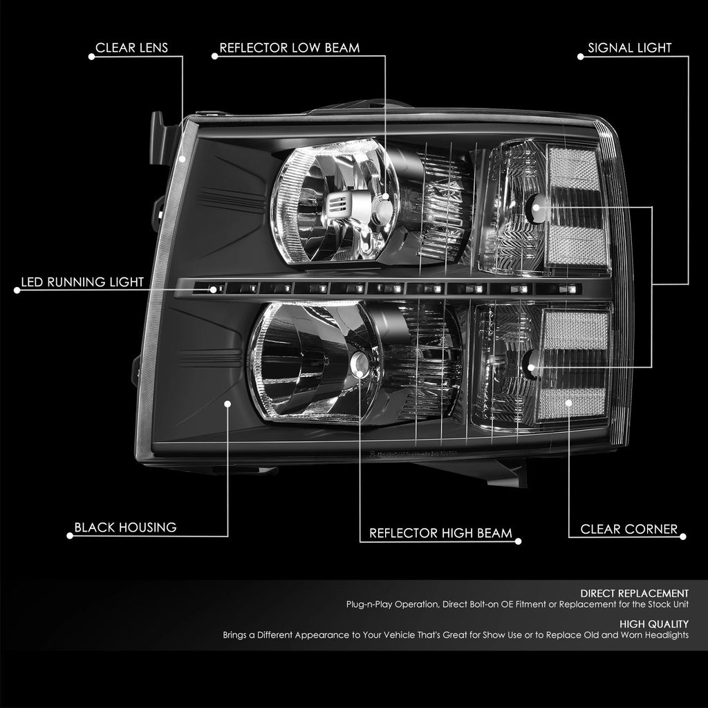 LED DRL Strip for Chevy Silverado (2007–2014)
