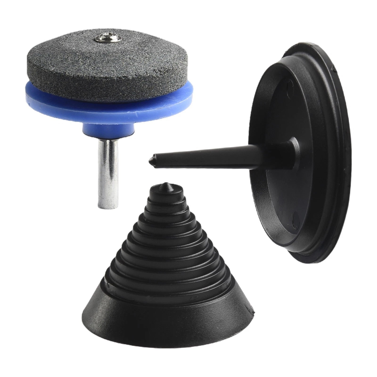 Set of 2 Rotary Lawnmower Blade Sharpeners and Balancers
