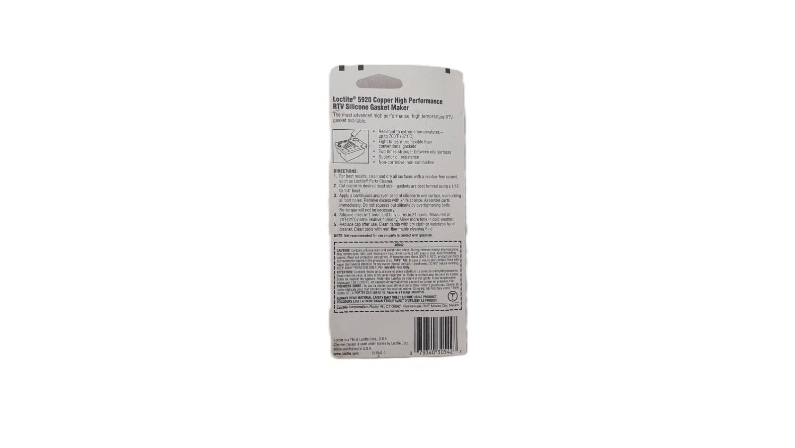 Set of 10 Loctite 5920 Copper RTV Silicone Gasket Maker 2.36 FL OZ