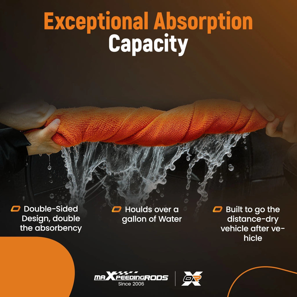 36x30 Microfiber Car Towel 1200GSM Super Absorbent for Detailing
