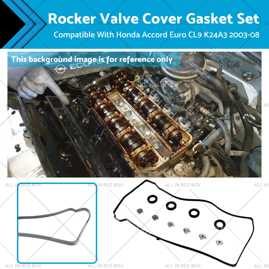 Rocker Valve Cover Gasket Set for Honda Accord Euro CL9 K24A3 (2003–2008)