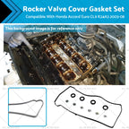 Rocker Valve Cover Gasket Set for Honda Accord Euro CL9 K24A3 (2003–2008)
