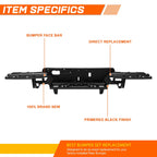 Rear Step Bumper Face Bar for Toyota Tundra (2022–2026) - Primered Black
