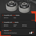2X Front Lower Rearward Control Arm Bushing for Jeep Compass (2007-2014)