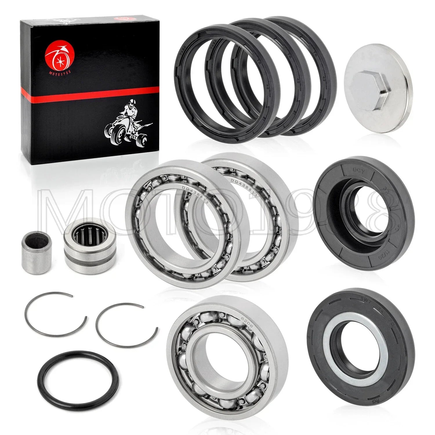 Rear Differential Bearing Seal Kit for HONDA RECON 250 (1997–2020)