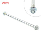 M12x240mm Front Rear Wheel Hub Axle Shaft for Pit Dirt Bike ATV